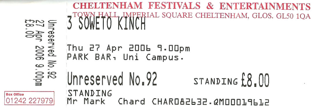 Soweto Kinch Ticket